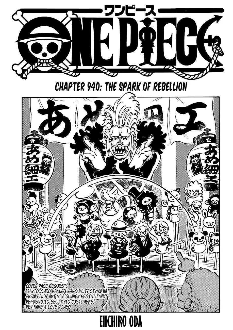 One Piece Chapter 940 1